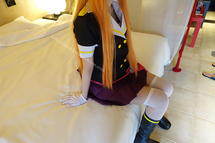 A-RISE優木あんじゅコスプレでポーズをとるコスプレイヤー