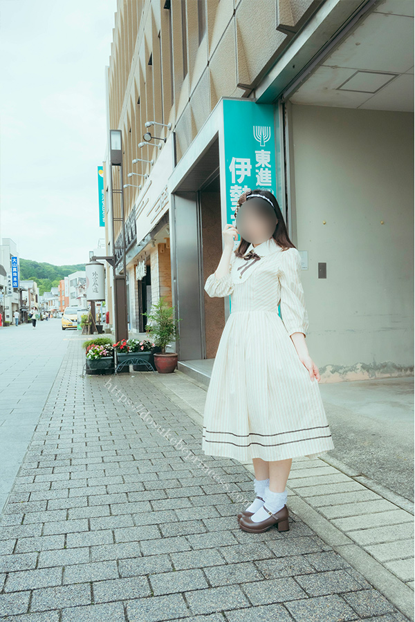 伊勢市駅から伊勢神宮外宮に向かう