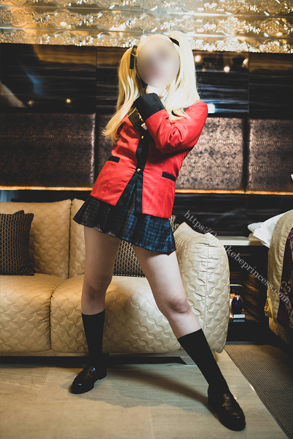 ラブホテルで賭けグルイ早乙女芽亜里コスプレをするコスプレイヤー