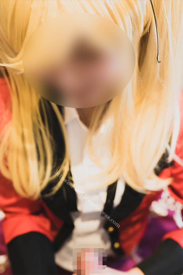 賭けグルイ早乙女芽亜里コスプレで男のチンポをいじるコスプレイヤー
