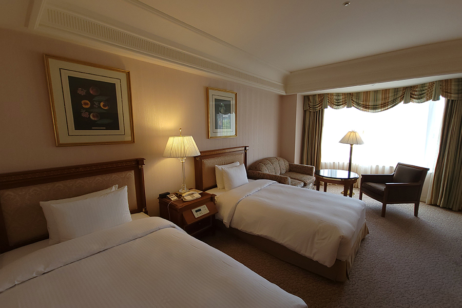 リーガロイヤルホテル東京の客室内
