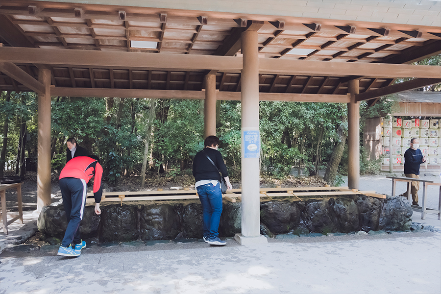 熱田神宮の手水舎
