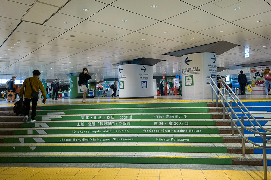 東京駅の新幹線乗り場