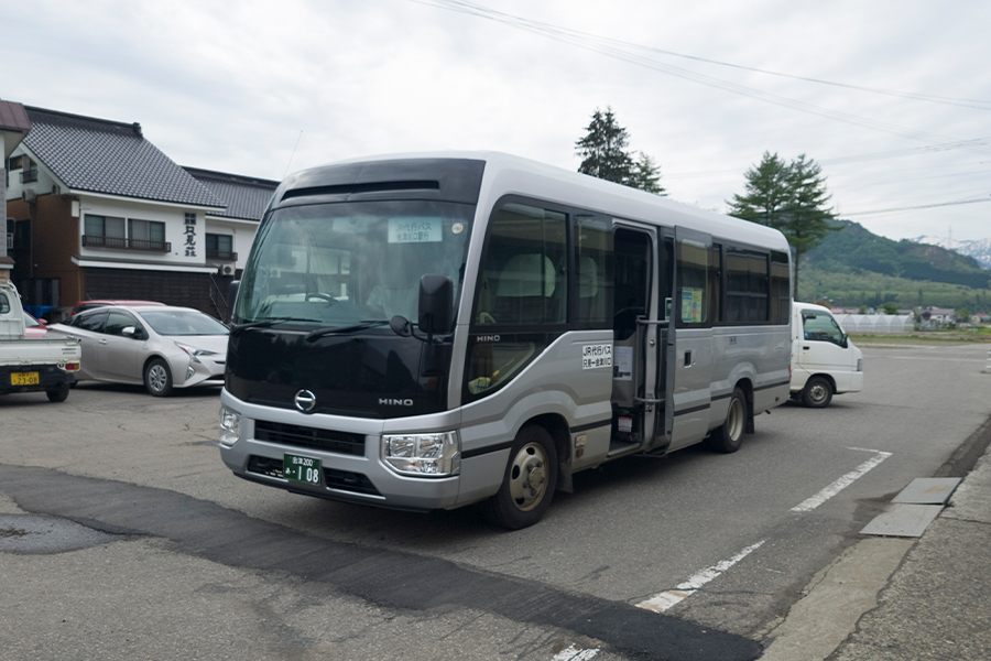 只見線代行バス（只見～会津川口駅）