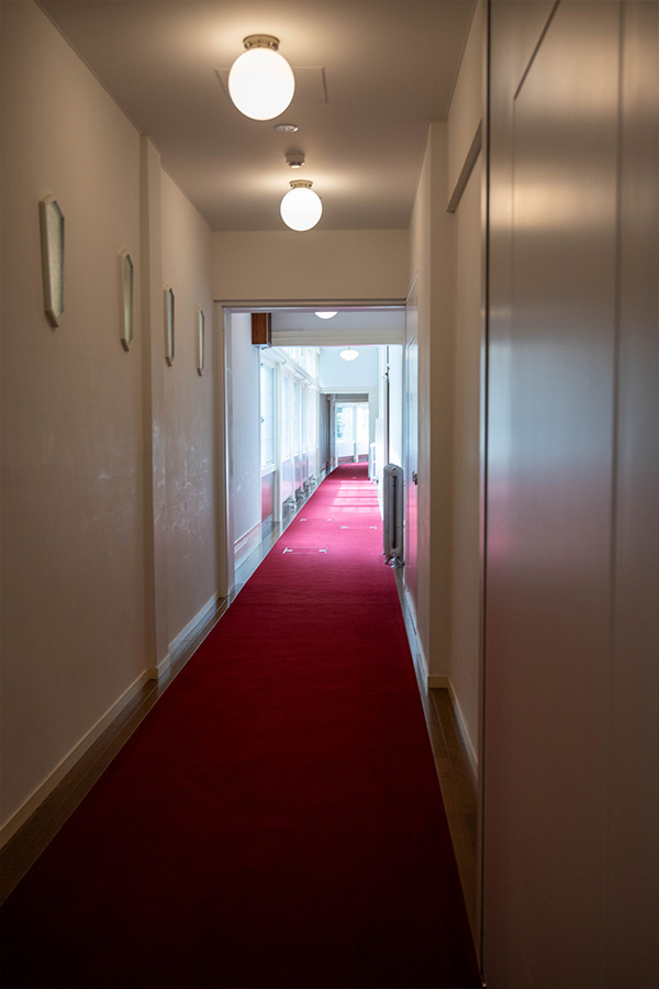 箱根・宮ノ下 富士屋ホテルの廊下