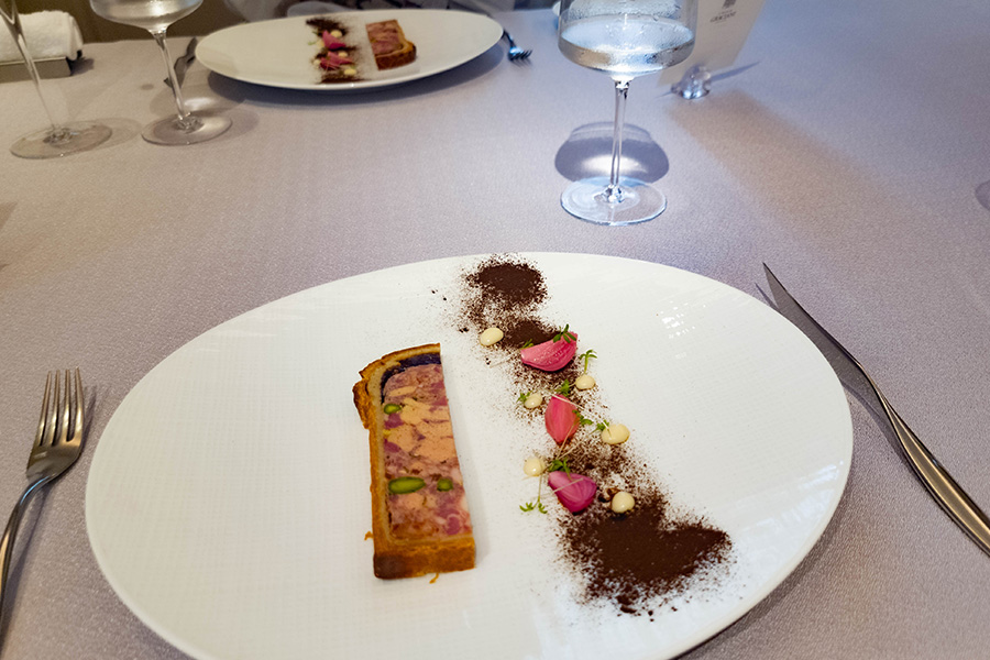 神戸北野のレストラン メゾン ド ガルシアニのコース料理