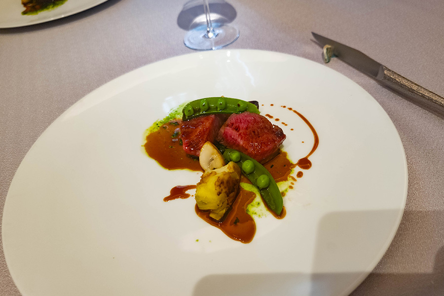 神戸北野のレストラン メゾン ド ガルシアニのコース料理