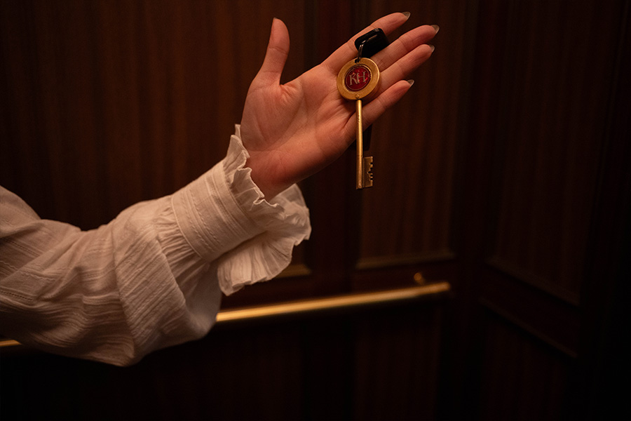 ホテルの部屋の鍵