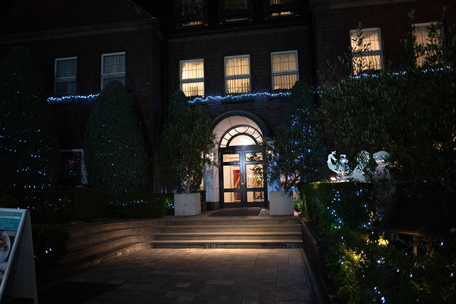 夜の神戸北野ホテル