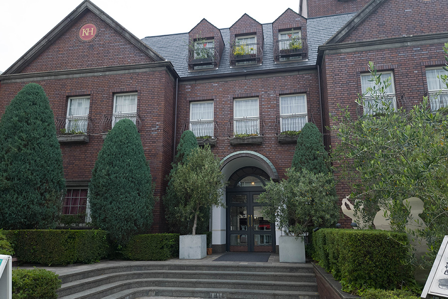 朝の神戸北野ホテル